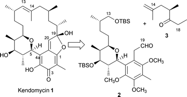 Graphical abstract: Synthetic approach to kendomycin: preparation of the C-glycosidic core