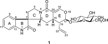 Graphical abstract: Javaniside, a novel DNA cleavage agent from Alangium javanicum having an unusual oxindole skeleton