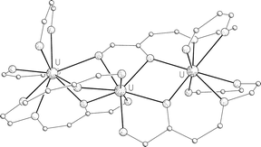 Graphical abstract: Synthesis and crystal structure of uranium(iv) complexes with compartmental Schiff bases: from mononuclear species to tri- and tetranuclear clusters