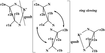 Graphical abstract: Dynamic NMR properties of DOTA ligand: variable pH and temperature 1H NMR study on [K(HxDOTA)](3−x)− species