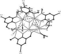 Graphical abstract: A nanoscale slipped sandwich of Tb10-stabilization of a benzaldehyde methyl hemiacetyl