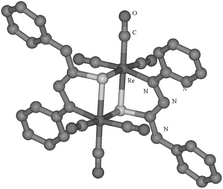 Graphical abstract: Diazenide and hydrazide(2−) derivatives of the [Re(CO)3]+ core