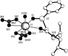 Graphical abstract: Extraction and coordination studies of the unexplored bifunctional ligand carbamoyl methyl sulfoxide (CMSO) with uranium(vi) and cerium(iii) nitrates. Synthesis and structures of [UO2(NO3)2(PhSOCH2CONiBu2)] and [Ce(NO3)3(PhSOCH2CONBu2)2]