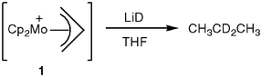 Graphical abstract: Unprecedented double nucleophilic addition of a hydride at a central carbon of an η3-allyl ligand