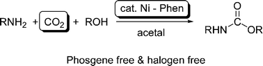 Graphical abstract: Nickel-catalyzed dehydrative transformation of CO2 to urethanes