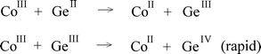 Graphical abstract: Reactions of tris(oxalato)cobaltate(iii) with two-electron reductants