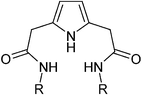 Graphical abstract: Synthesis and anion binding behaviour of diamide derivatives of pyrrole-2,5-diacetic acid