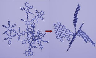 Graphical abstract: Combining one-, two- and three-dimensional polyphenylene nanostructures