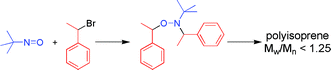 Graphical abstract: One-step synthesis of alkoxyamines for nitroxide-mediated radical polymerization