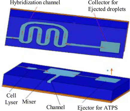 Graphical abstract: Chembio extraction on a chip by nanoliter droplet ejection