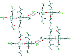 Graphical abstract: Synthesis, thermal properties and X-ray structural study of weak C–H⋯O [[double bond, length as m-dash]] C hydrogen bonding in aliphatic polyester dendrimers
