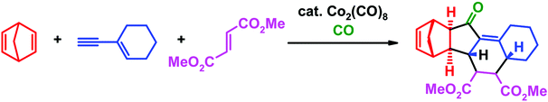 Graphical abstract: Tandem Pauson–Khand reaction and Diels–Alder reaction for access to polycycles in a one-pot reaction