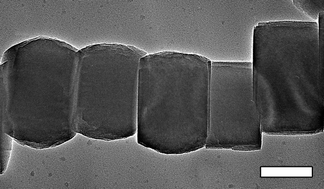 Graphical abstract: Polyelectrolyte-mediated synthesis and self-assembly of silicalite nanocrystals into linear chain superstructures
