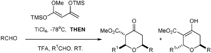 Graphical abstract: Revisiting the Maitland–Japp reaction. Concise construction of highly functionalised tetrahydropyran-4-ones