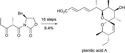 Graphical abstract: Enantioselective total synthesis of pteridic acid A
