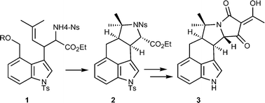 Graphical abstract: A total synthesis of (±)-α-cyclopiazonic acid using a cationic cascade