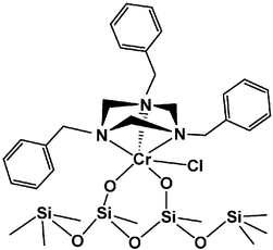 Graphical abstract: Single-site heterogeneous Cr-based catalyst for the selective trimerisation of ethylene