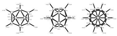 Graphical abstract: Gas-phase electron diffraction studies of the icosahedral carbaboranes, ortho-, meta- and para-C2B10H12