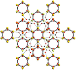 Graphical abstract: Crystal structure and magnetic properties of a pseudo-cubic close-packed array of oxalate linked {FeII6(μ3-OH)6}6+ clusters