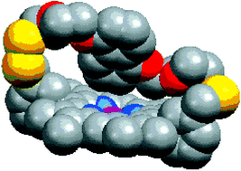 Graphical abstract: Dynamic synthesis of a macrocycle containing a porphyrin and an electron donor