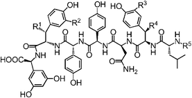 Graphical abstract: An improved solid-phase methodology for the synthesis of putative hexa- and heptapeptide intermediates in vancomycin biosynthesis