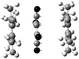 Graphical abstract: Low-frequency spectra of the hexamethylbenzene/tetracyanoethylene electron donor–acceptor complexes in solution studied by terahertz time-domain spectroscopy