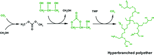 Graphical abstract: Hyperbranched aliphatic polyethers obtained from environmentally benign monomer: glycerol carbonate