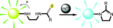 Graphical abstract: A selective fluorescent ratiometric chemodosimeter for mercury ion