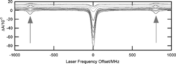 Graphical abstract: Side-hole to anti-hole conversion in time-resolved transient spectral hole-burning of emerald: ground state level versus excited state population storage in low magnetic fields