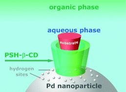 Graphical abstract: A metal nanoparticle-based supramolecular approach for aqueous biphasic reactions