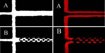 Graphical abstract: Rapid method for design and fabrication of passive micromixers in microfluidic devices using a direct-printing process