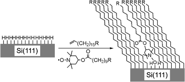 Graphical abstract: Mild methods to assemble and pattern organic monolayers on hydrogen-terminated Si(111)