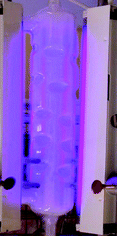 Graphical abstract: Biological agent inactivation in a flowing air stream by photocatalysis