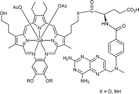 Graphical abstract: Gadolinium texaphyrin–methotrexate conjugates. Towards improved cancer chemotherapeutic agents