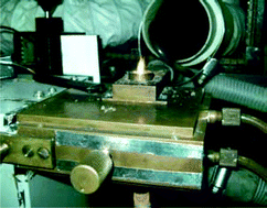 Graphical abstract: Direct atomic spectrometric analysis of aluminium oxide by continuous powder introduction into microwave induced plasma
