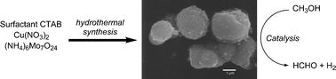 Graphical abstract: Surfactant-promoted novel reductive synthesis of supported metallic Cu nanoclusters and their catalytic performances for selective dehydrogenation of methanol