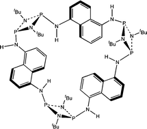 Graphical abstract: Synthesis and structure of the calixarene-like phosph(iii)azane macrocycle [{P(μ-NtBu)}2{1,5-(NH)2C10H6}]3
