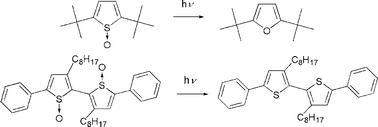 Graphical abstract: The photochemistry of thiophene S-oxides