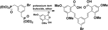 Graphical abstract: Synthesis of stilbene carboxylic acids as scaffolds for calcium sensors