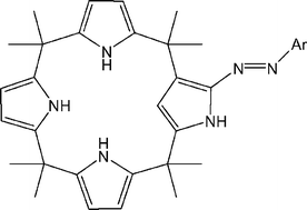 Graphical abstract: Anion recognition by α-arylazo-N-confused calix[4]pyrroles