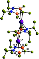 Graphical abstract: μ-η3:η4-Lithiocene and η3:η3-zincocene incorporating 1,2-diaza-3,5-diborolyl, a cyclopentadienyl analog