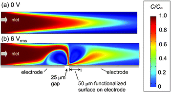 Graphical abstract: Electrothermal stirring for heterogeneous immunoassays