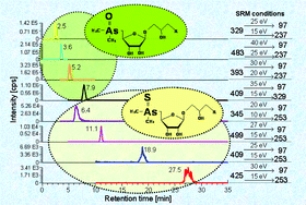 Graphical abstract: Mass spectrometric identification of novel arsinothioyl-sugars in marine bivalves and algae