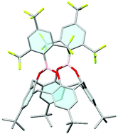 Graphical abstract: Synthesis of bis(bora)calix[4]arenes bearing perfluoroaryl substituents