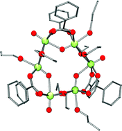 Graphical abstract: Polynuclear vanadium complexes from thermal decomposition of [V3O(O2CPh)6(H2O)3]Cl