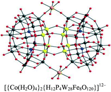 Graphical abstract: Coordination chemistry of the hexavacant tungstophosphate [H2P2W12O48]12−: synthesis and characterization of iron(iii) complexes derived from the unprecedented {P2W14O54} fragment