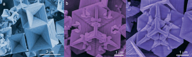 Graphical abstract: Complex PbTe hopper (skeletal) crystals with high hierarchy