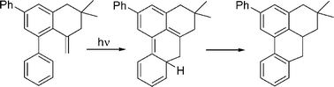 Graphical abstract: Photocyclization of a conformationally constrained 2-vinylbiphenyl