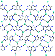 Graphical abstract: Adjusting the frameworks of polymeric silver(i) complexes with 2-aminopyrimidyl ligands by changing the counterions