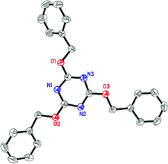 Graphical abstract: NLO Activity in some non-conjugated 3D triazine derivatives: a non-centrosymmetric crystal through conformational flexibility